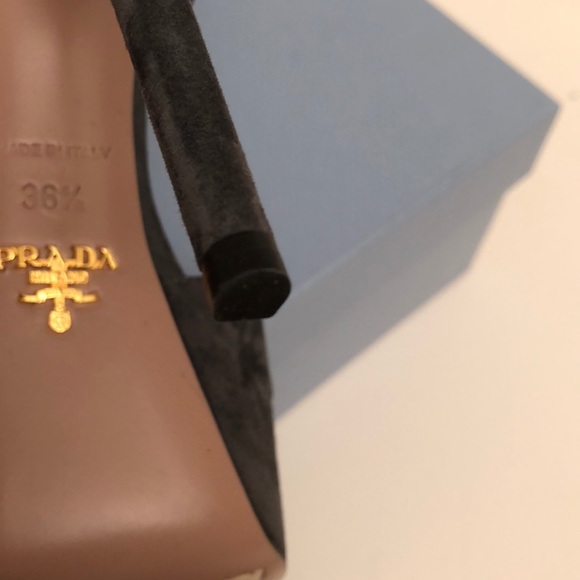 New Prada Suede platform Sandals - Picture 7 of 7